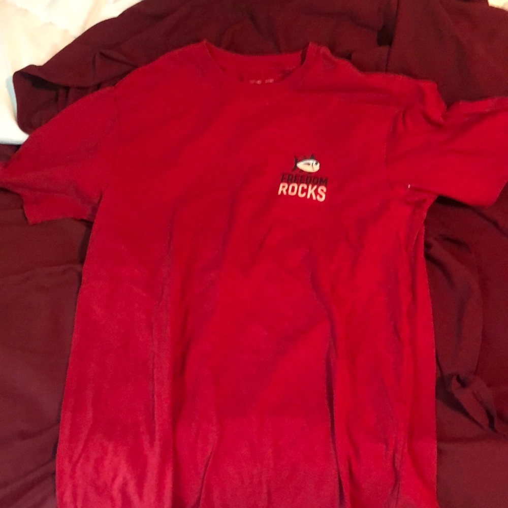 Red southern tide t shirt